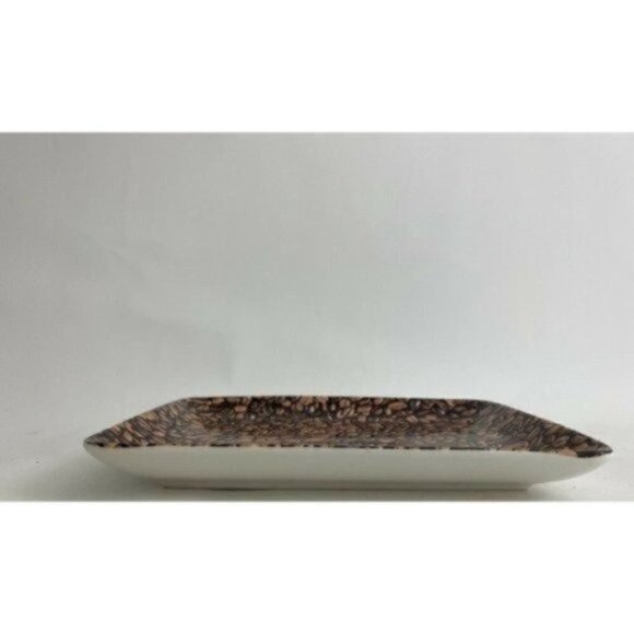 Starbucks Espresso Serving Trinket Plate Coffee Beans 9” X 7” 2007 Collectible - Picture 3 of 9